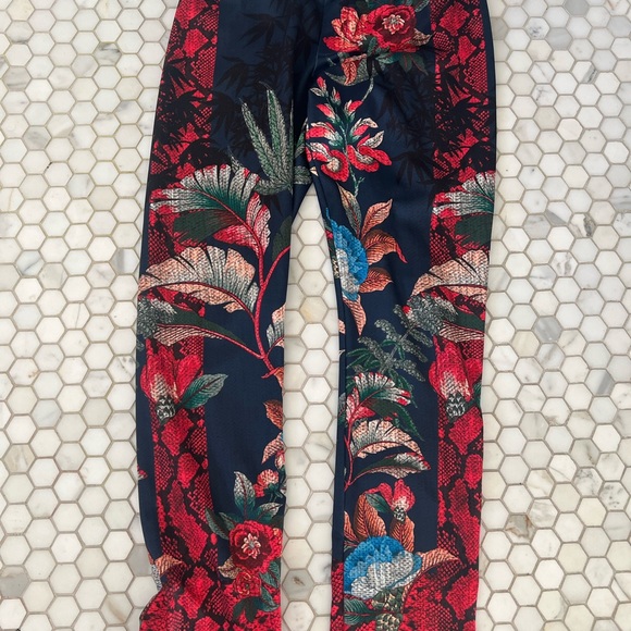 Pam & Gela Track Pants and Jacket Women Floral print - Bye Birdy Tropical - Picture 1 of 5